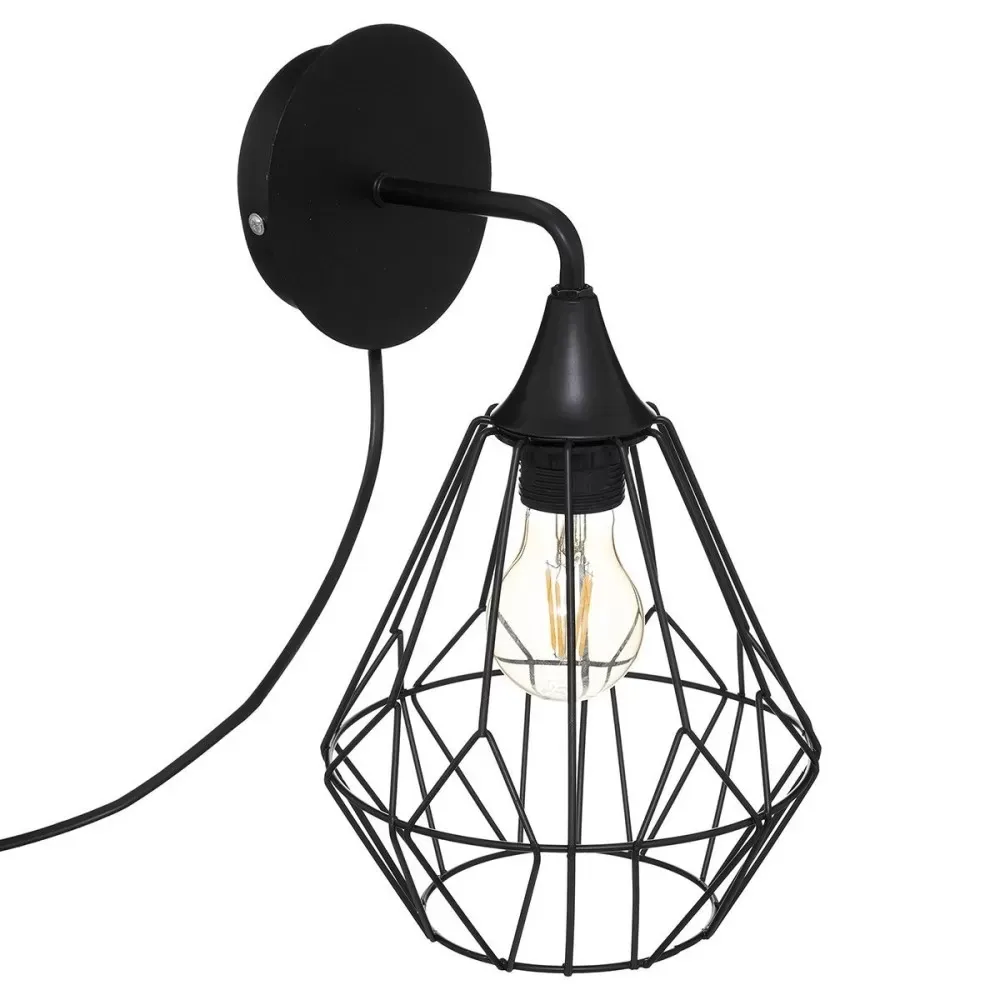 Illustration numéro 2 du produit Applique métal Flave noir D19