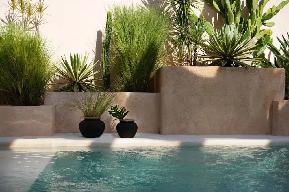 Illustration numéro 2 du produit Vase en terre cuite noir naturel h23