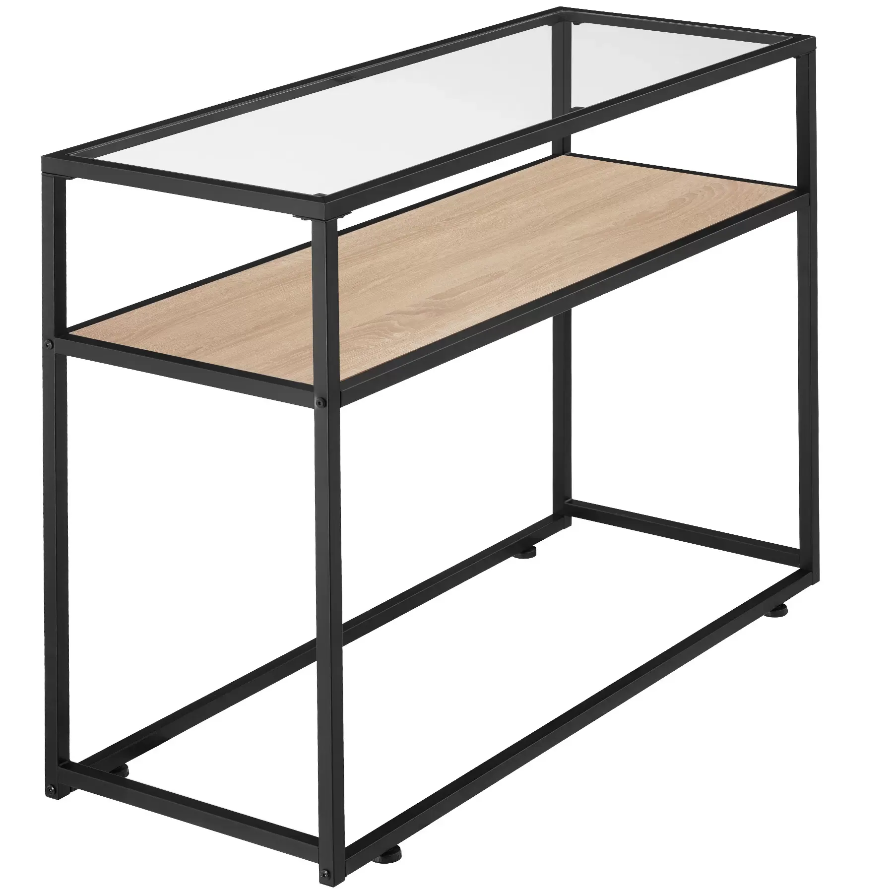 Illustration numéro 2 du produit Table Console Style industriel 100 x 41 x 80,5 cm Bois clair