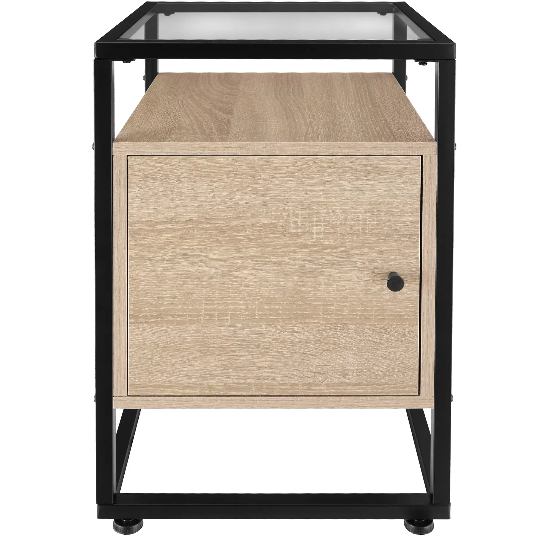 Illustration numéro 2 du produit Table de chevet Style industriel 40 x 43 x 605 cm Bois clair