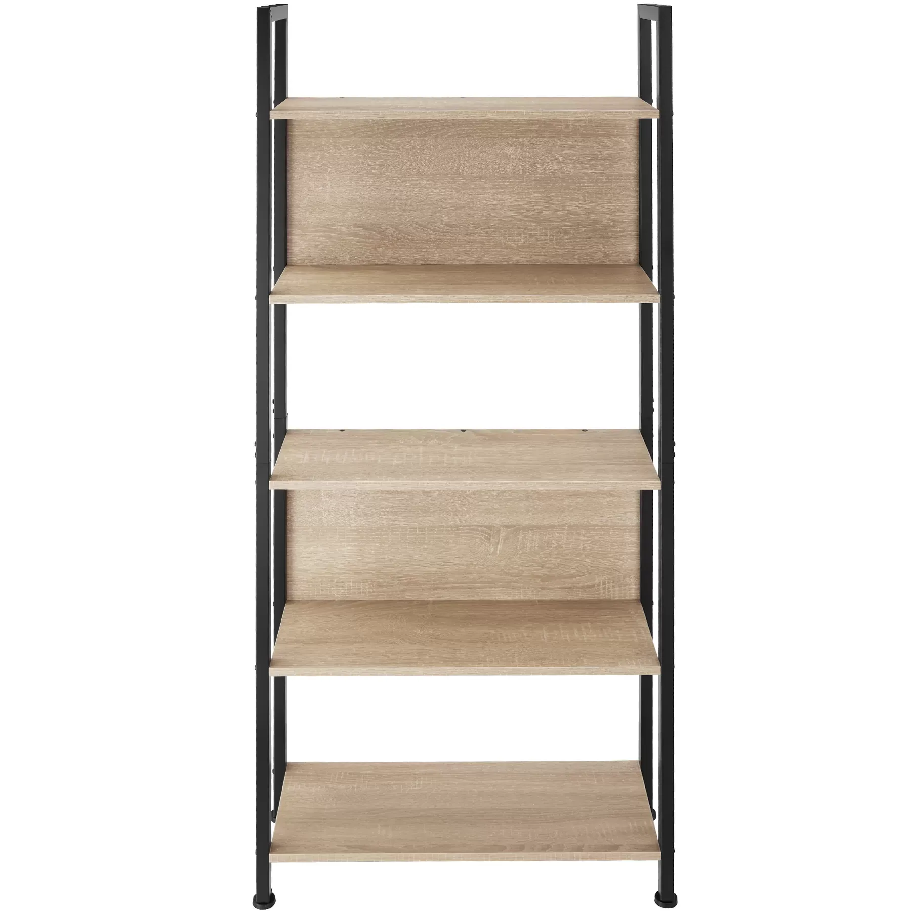 Illustration numéro 2 du produit Étagère style industriel protection antibasculement incluse bois clair