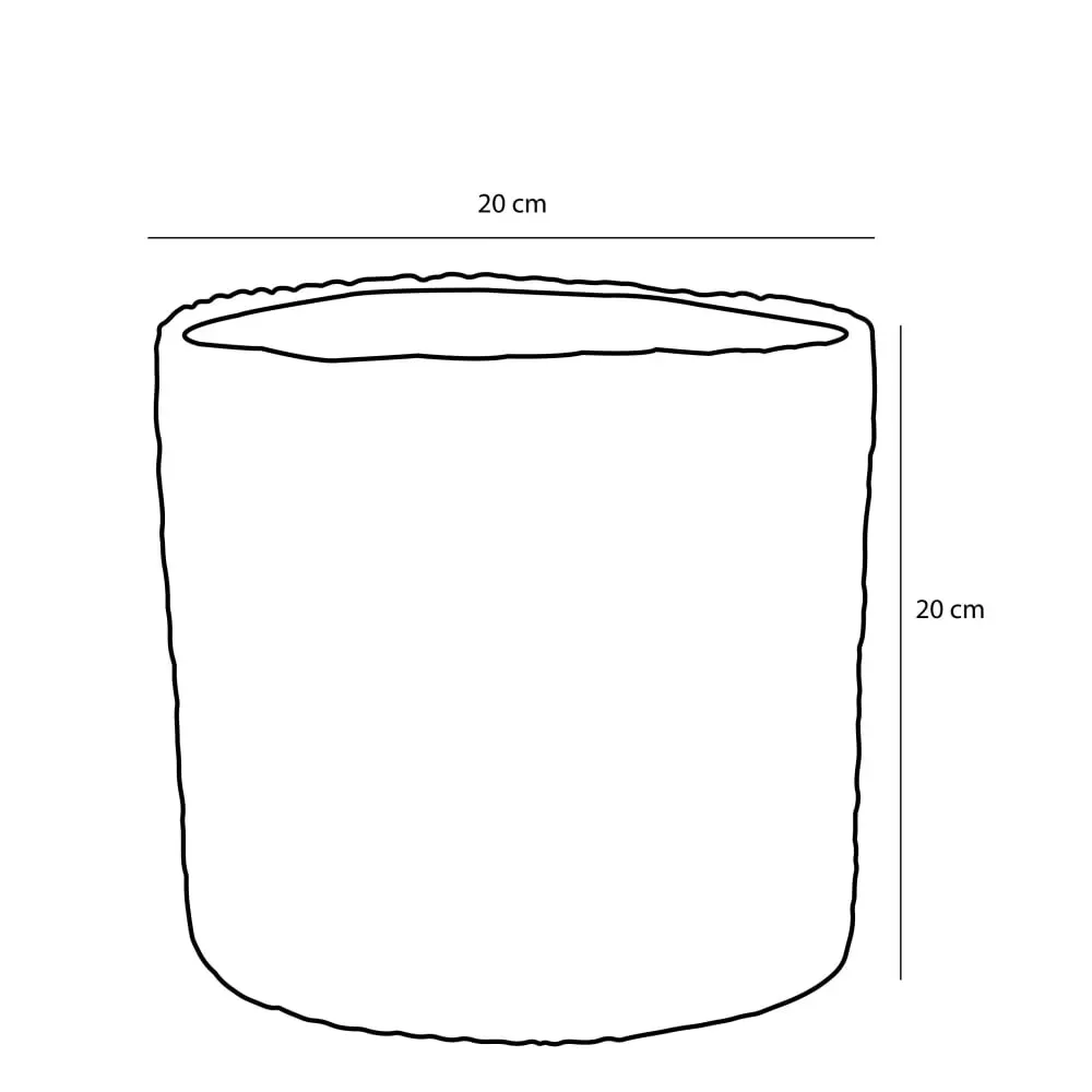 Illustration numéro 2 du produit Mica Decorations Atlantic panier creme - h20xd20cm