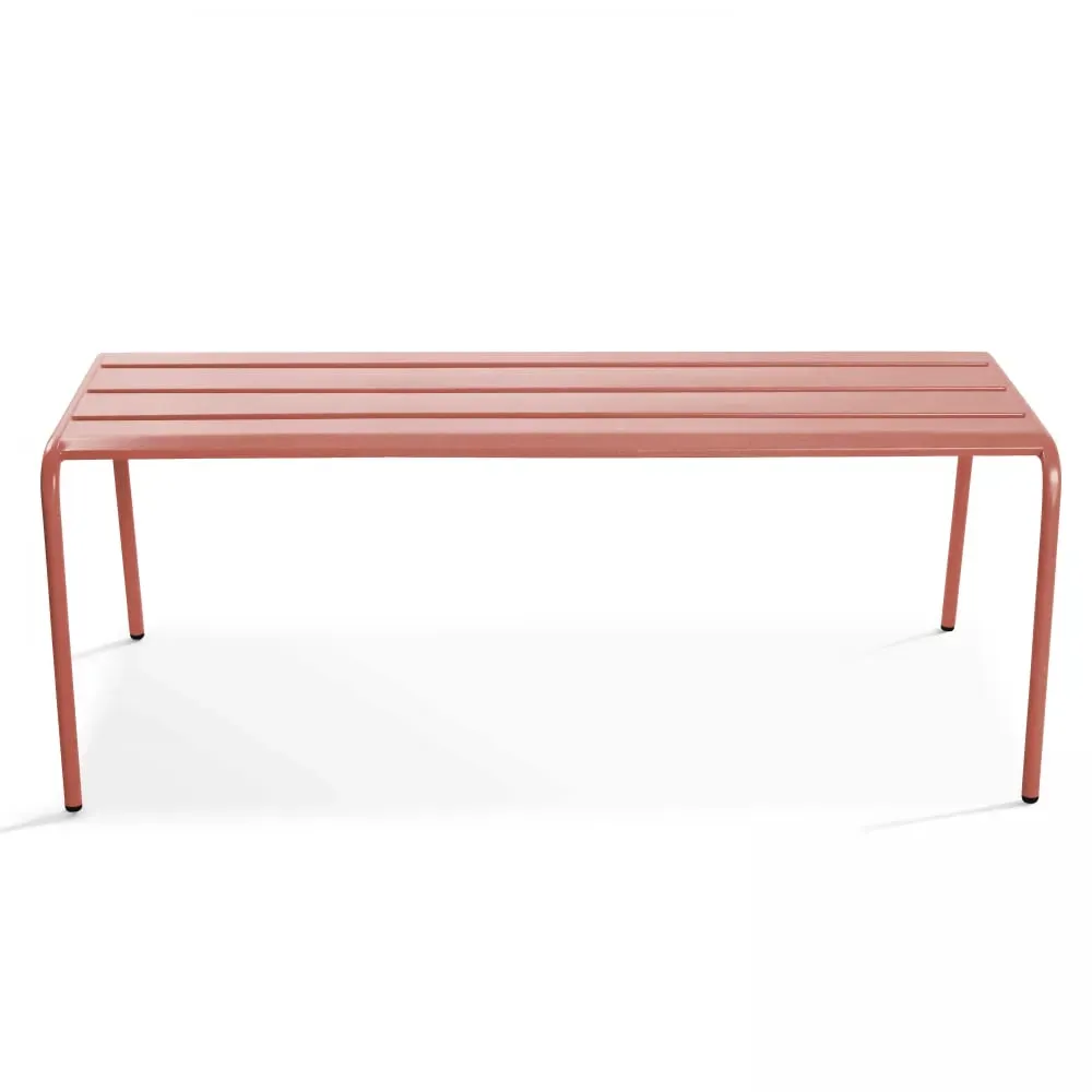 Illustration numéro 2 du produit Banc de jardin en acier argile