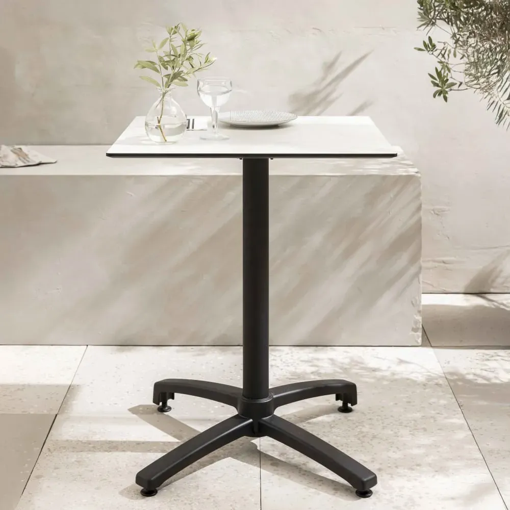 Illustration numéro 2 du produit Table de jardin 70 cm inclinable beton gris clair