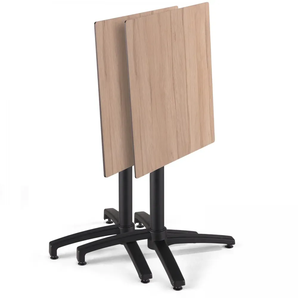 Illustration numéro 2 du produit Table de jardin 60 cm inclinable chene clair