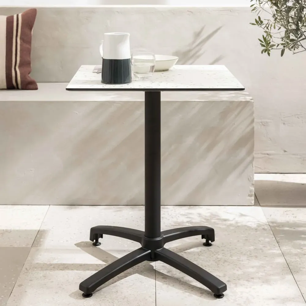 Illustration numéro 2 du produit Table de jardin 60 cm inclinable terrazzo