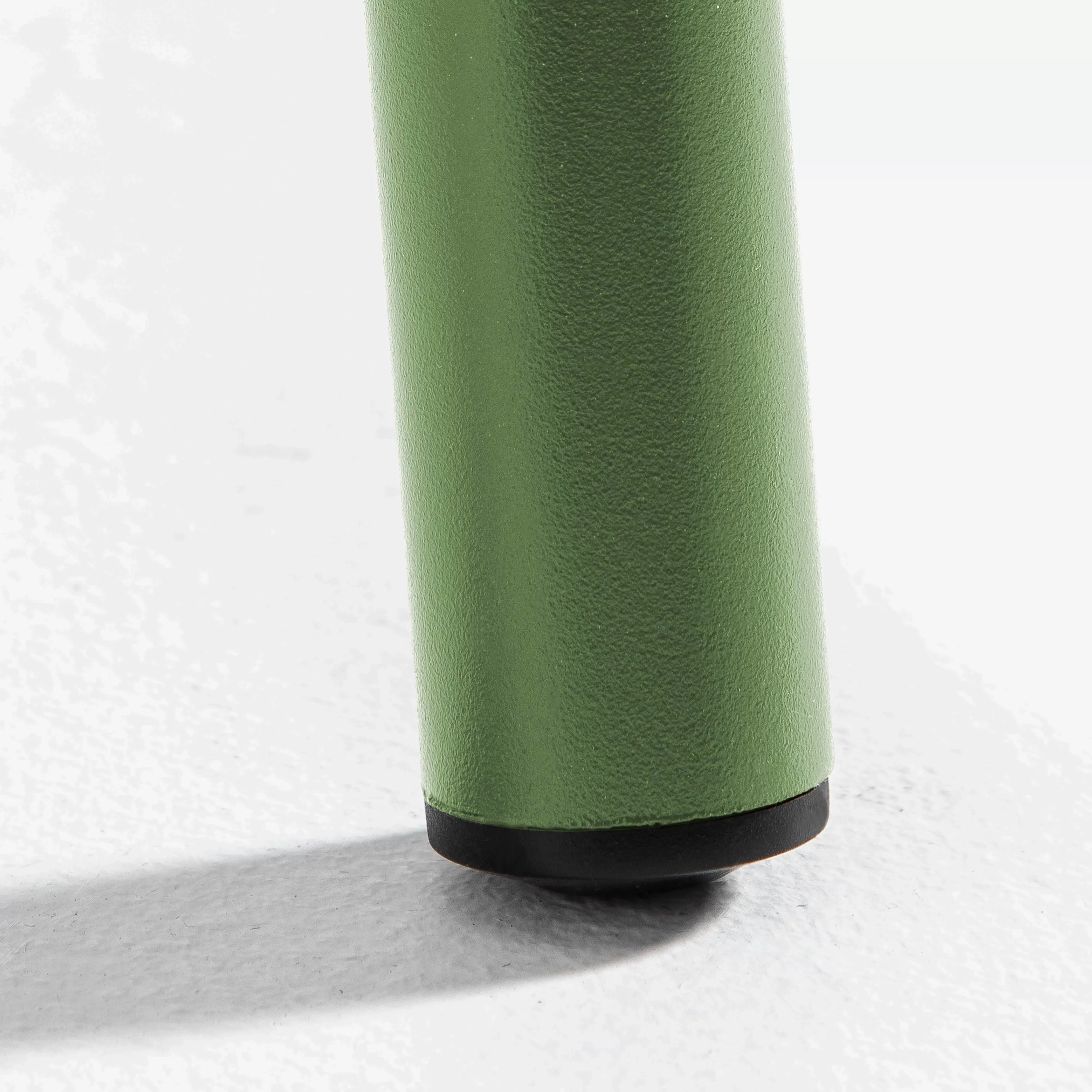 Illustration numéro 2 du produit Table haute de jardin en métal vert cactus 120 cm