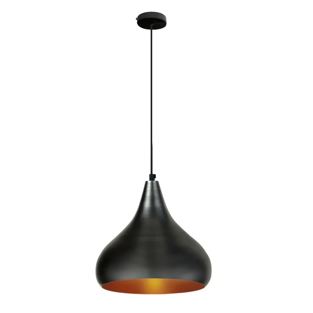 Illustration numéro 2 du produit Suspension  métal,anthracite ,H85xD27xP27cm