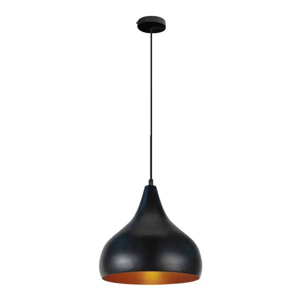 Illustration numéro 2 du produit Suspension  métal,Noir ,H85xD27xP27cm