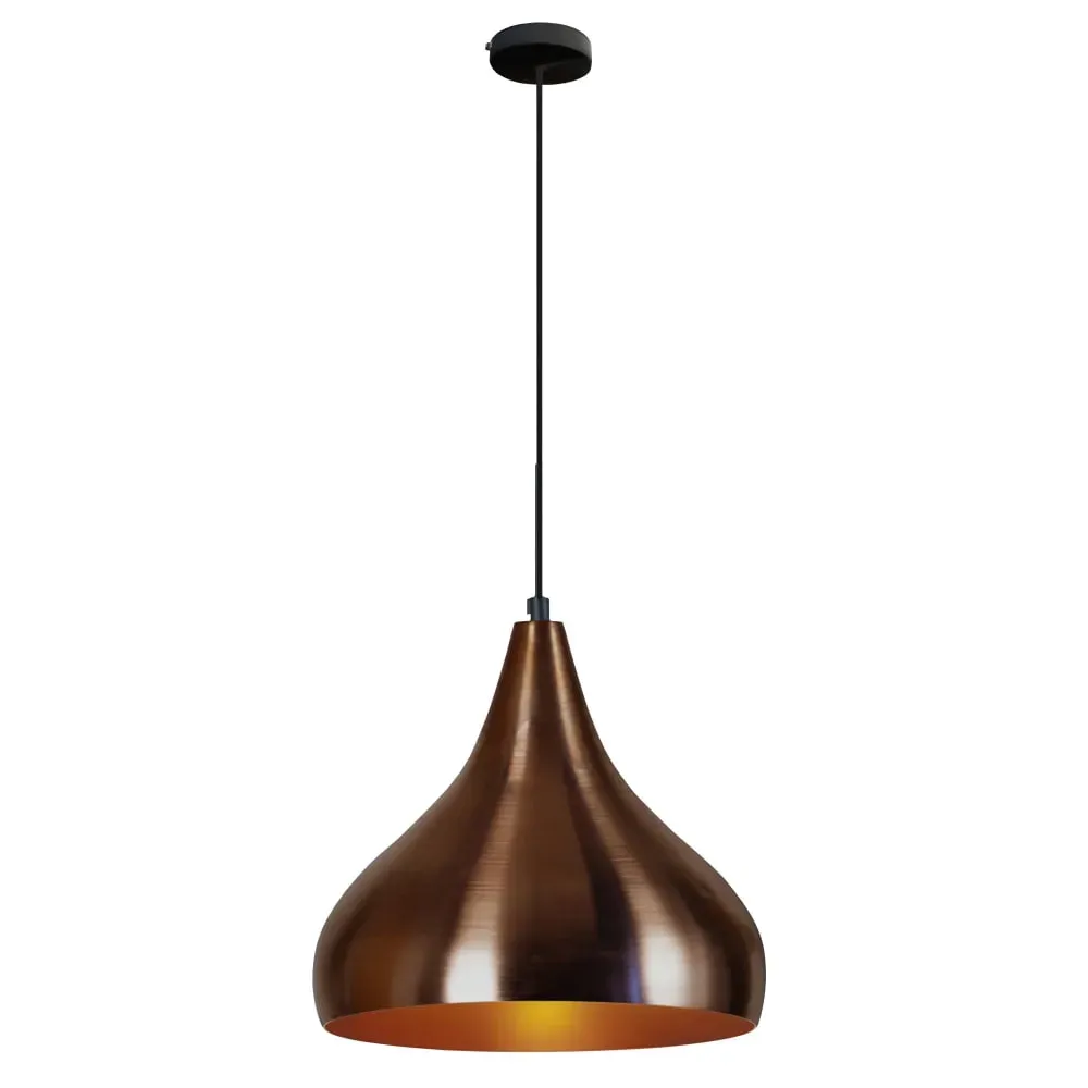 Illustration numéro 2 du produit Suspension  métal,Cuivre ,H85xD27xP27cm