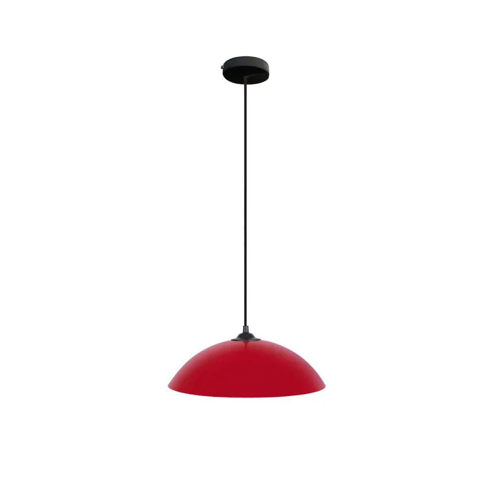 Illustration numéro 2 du produit Suspension  métal,Rouge ,H68x D29,5xP29,5cm