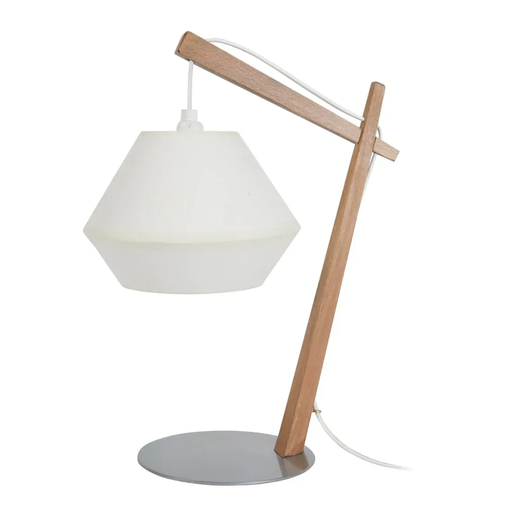 Illustration numéro 2 du produit Lampes à poser  bois,naturel,H35xD29xP29 cm