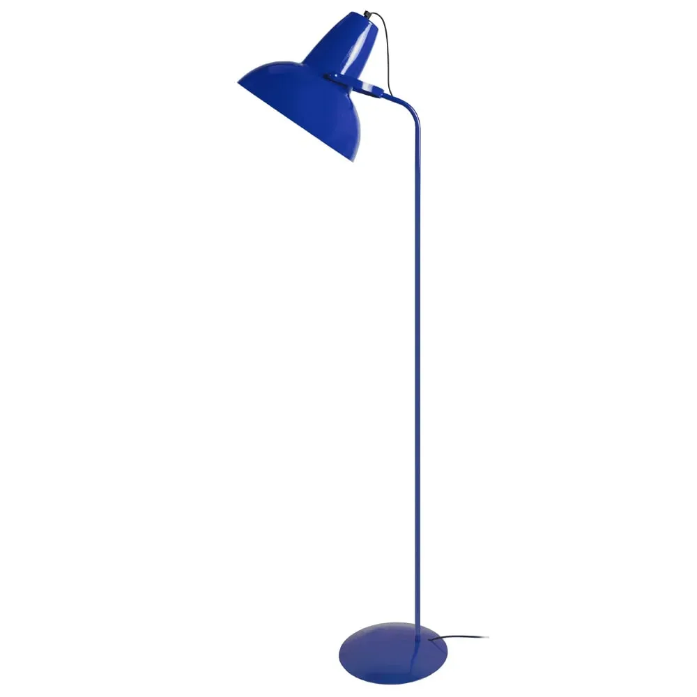 Illustration numéro 2 du produit Lampadaire liseuse  métal,Bleu,H150x D29xP29cm