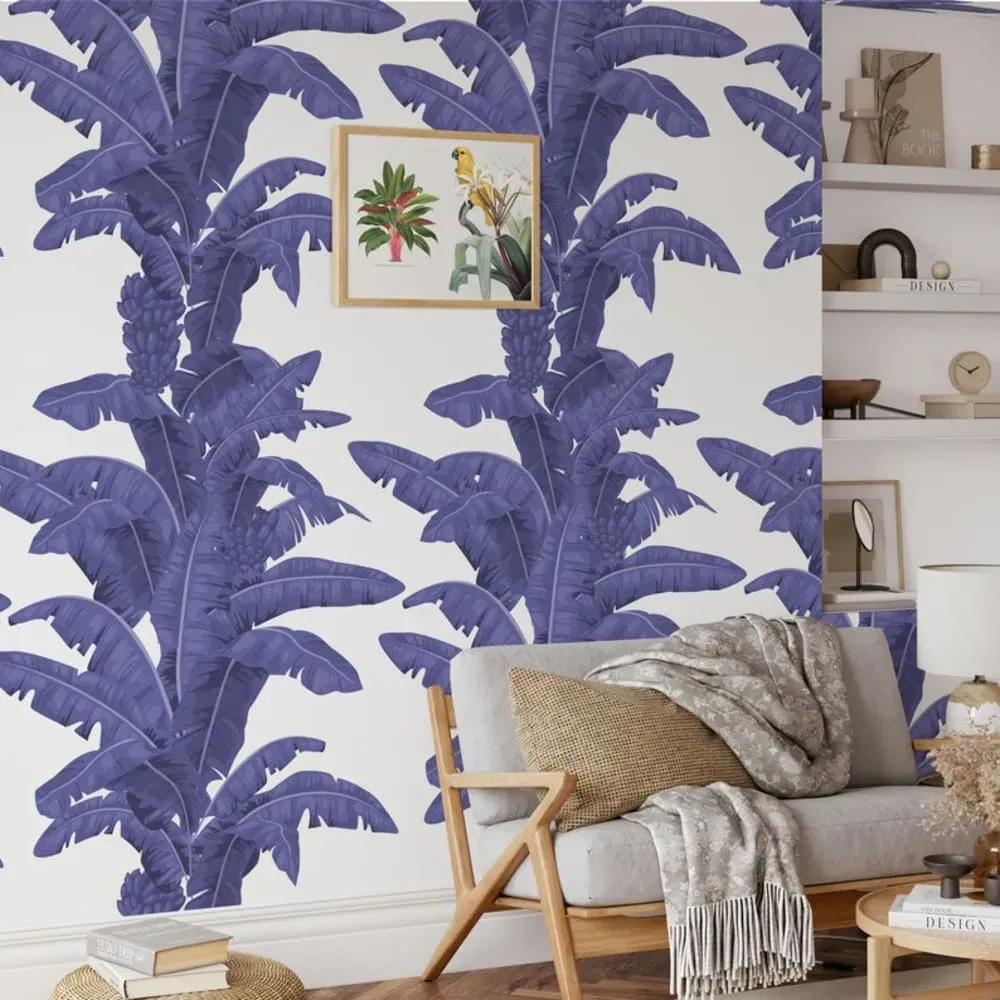 Illustration numéro 2 du produit Papier Peint Palmes,papier écologique fin,200x280cm,8 feuilles