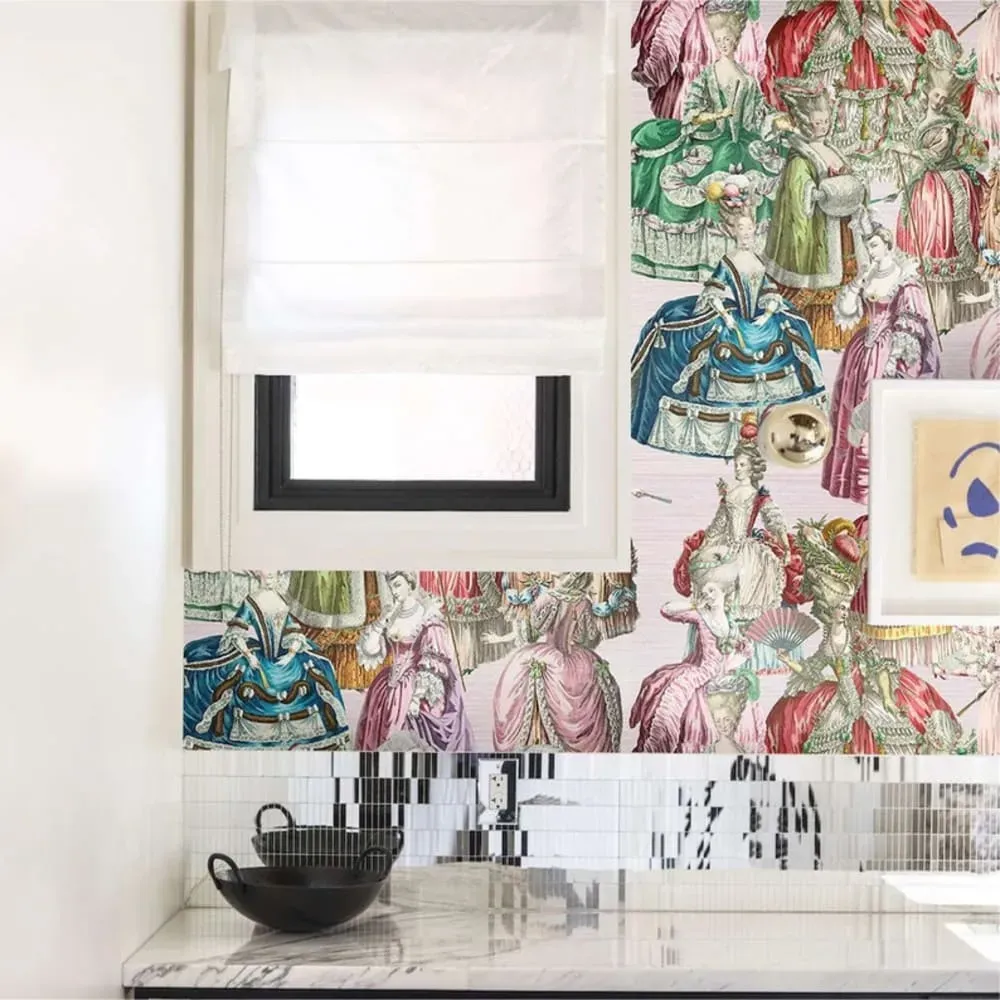 Illustration numéro 2 du produit Papier Peint Français,papier écologique fin,200x280cm,8 feuilles