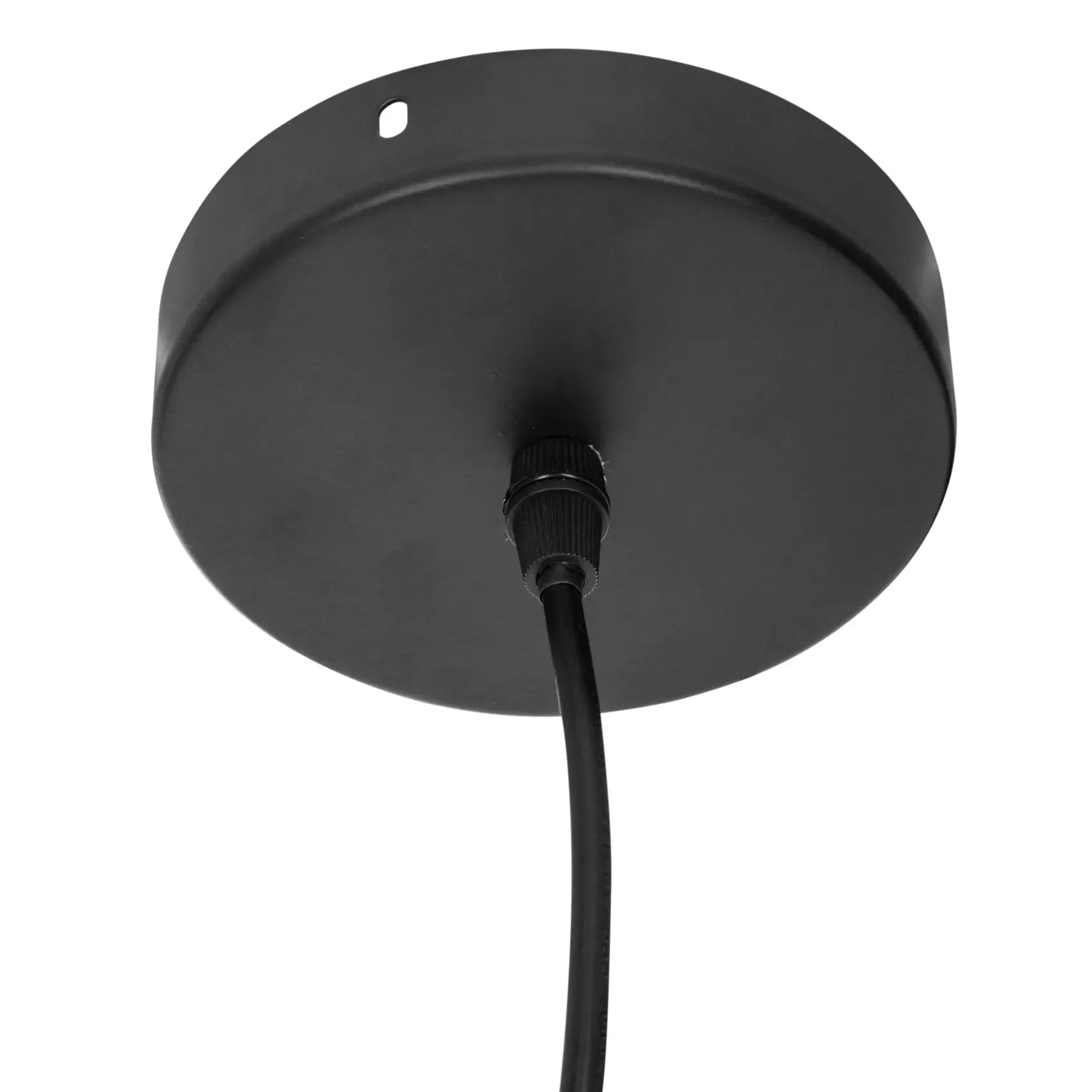 Illustration numéro 2 du produit Suspension en métal filaire flave noir Diam.19xH 27 cm