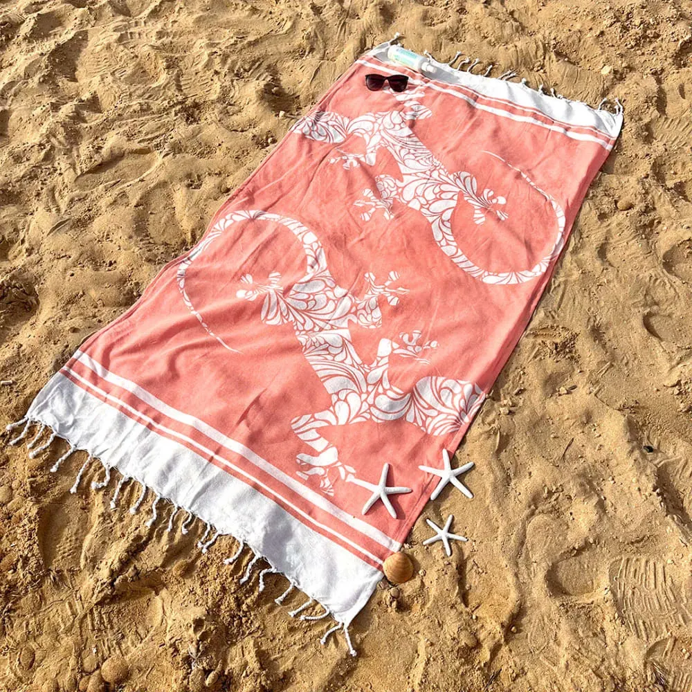 Illustration numéro 2 du produit Fouta 90x170 cmcorail