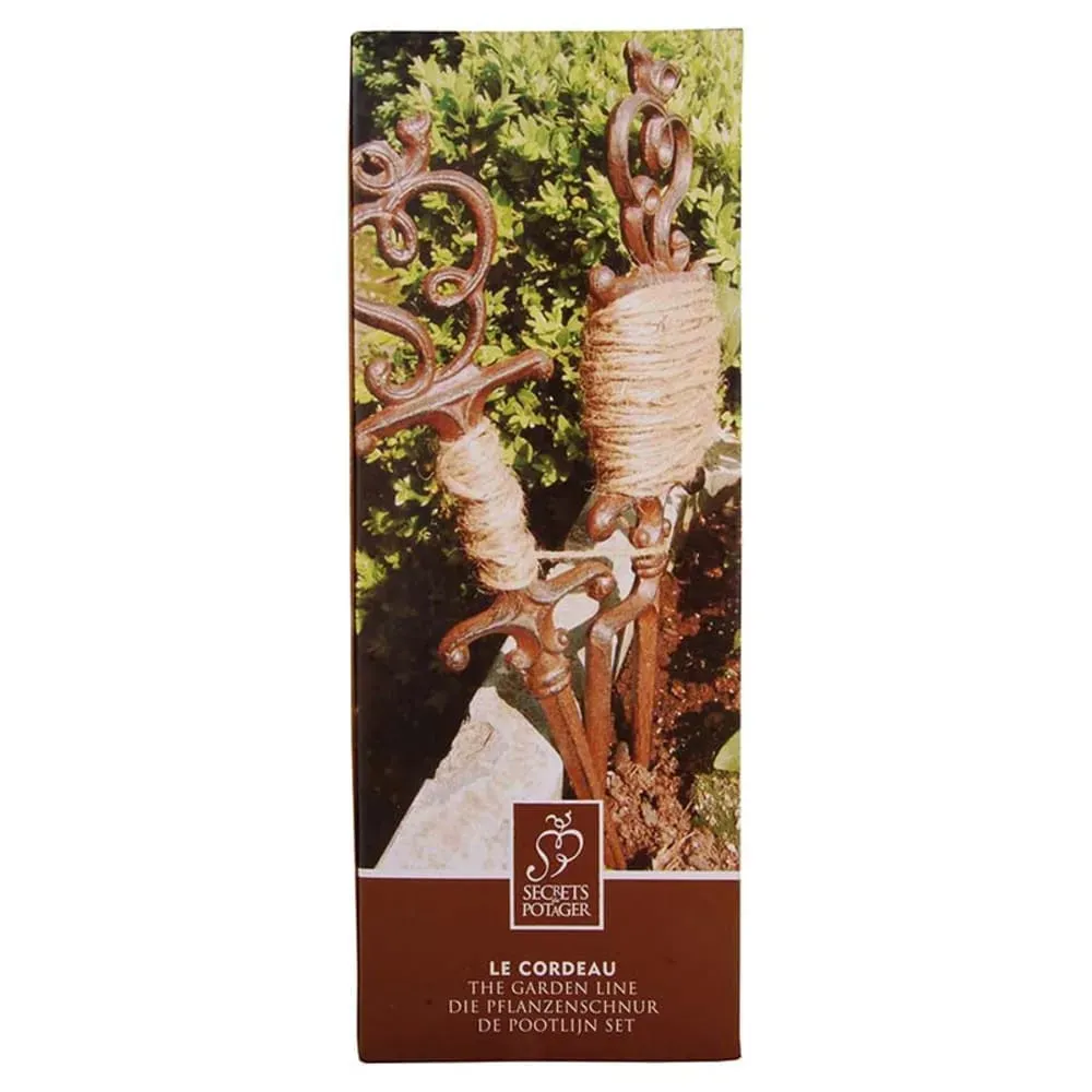 Illustration numéro 2 du produit Cordeau potager fonte 25 m marron