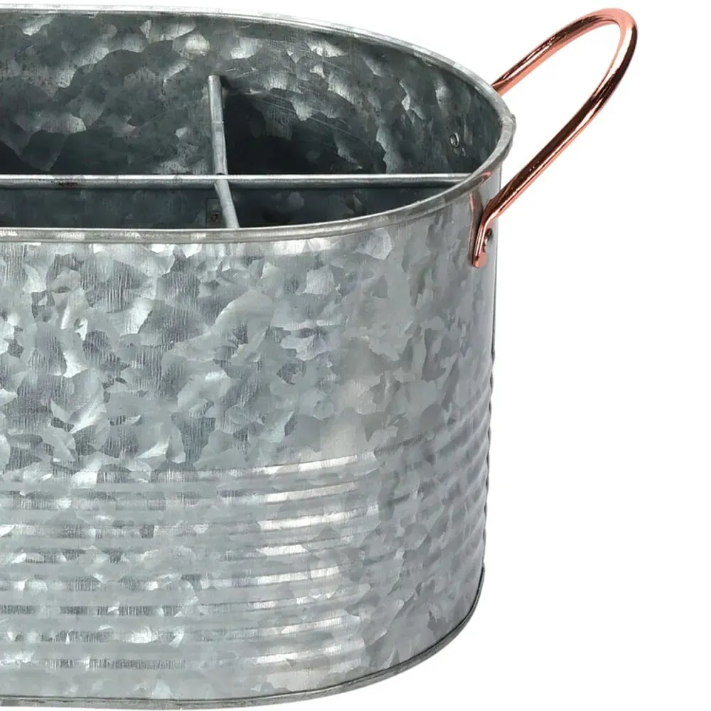 Illustration numéro 2 du produit Porte bouteilles métal zinc 6 bouteilles