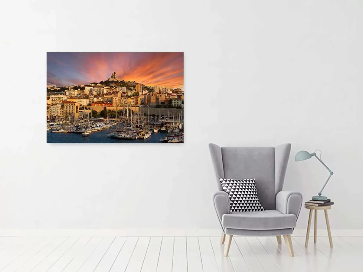 Illustration numéro 2 du produit Tableau, la bonne mère toile imprimée 120x80 cm