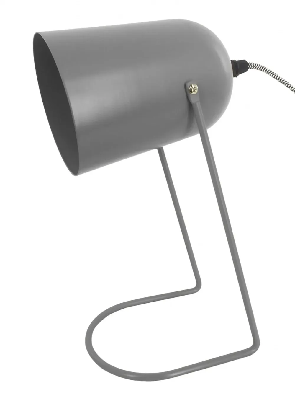 Illustration numéro 2 du produit Lampe de Table fer gris 30x18cm