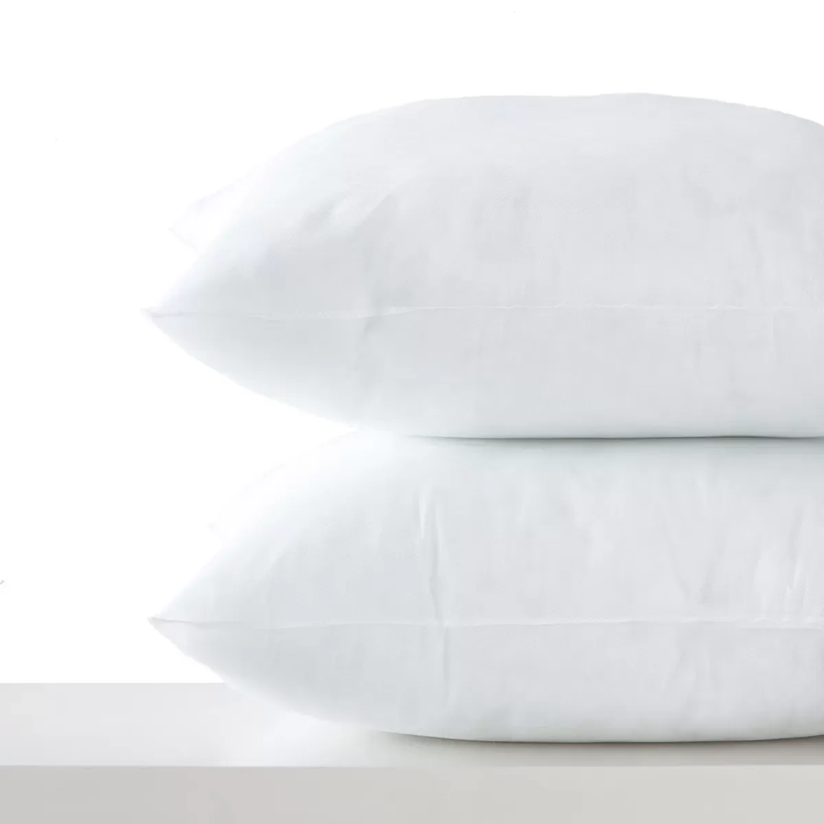 Illustration numéro 2 du produit Lot de 2 oreillers 50x50 cm blanc
