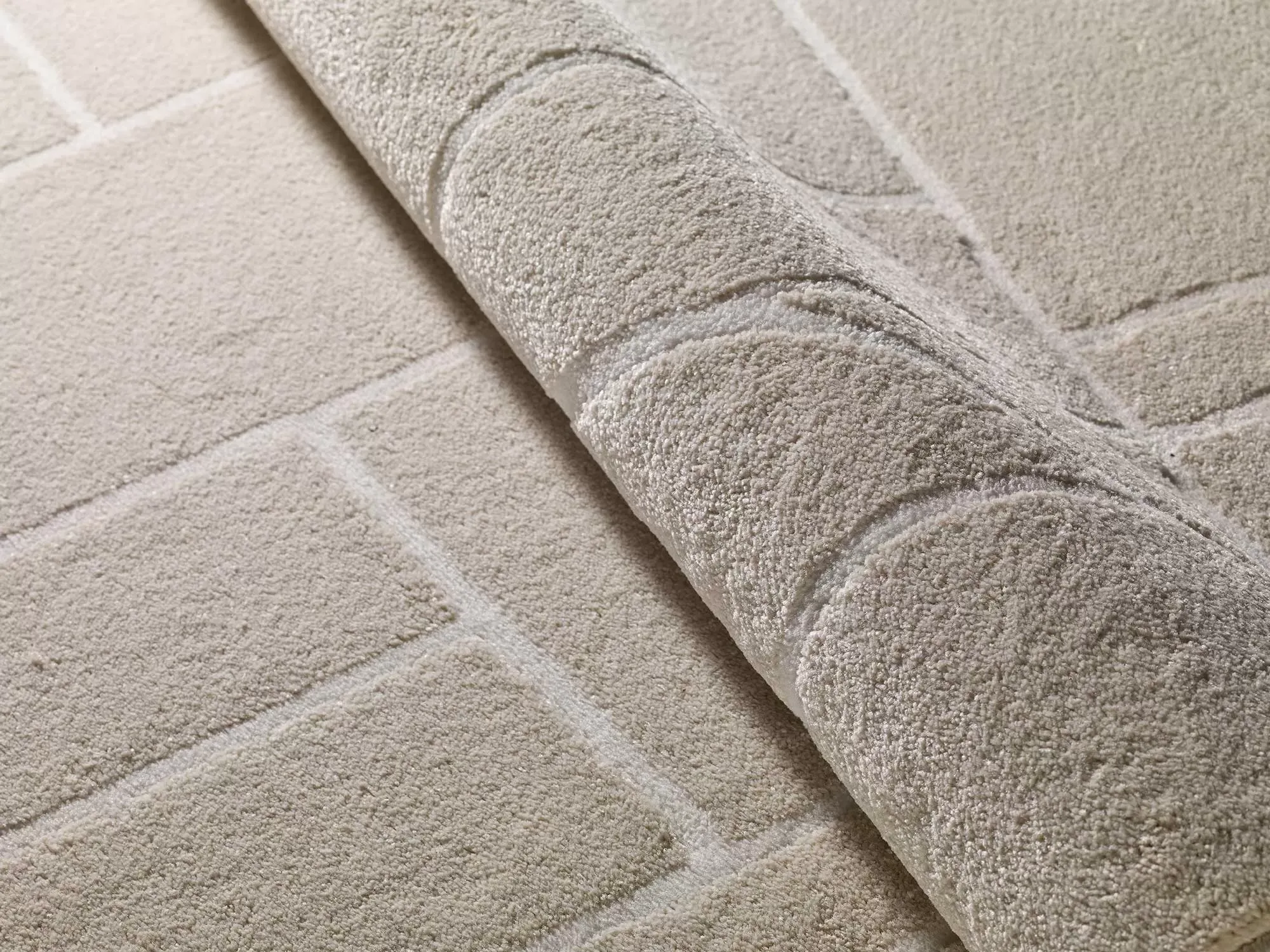 Illustration numéro 2 du produit Tapis abstrait crème 200x300 cm