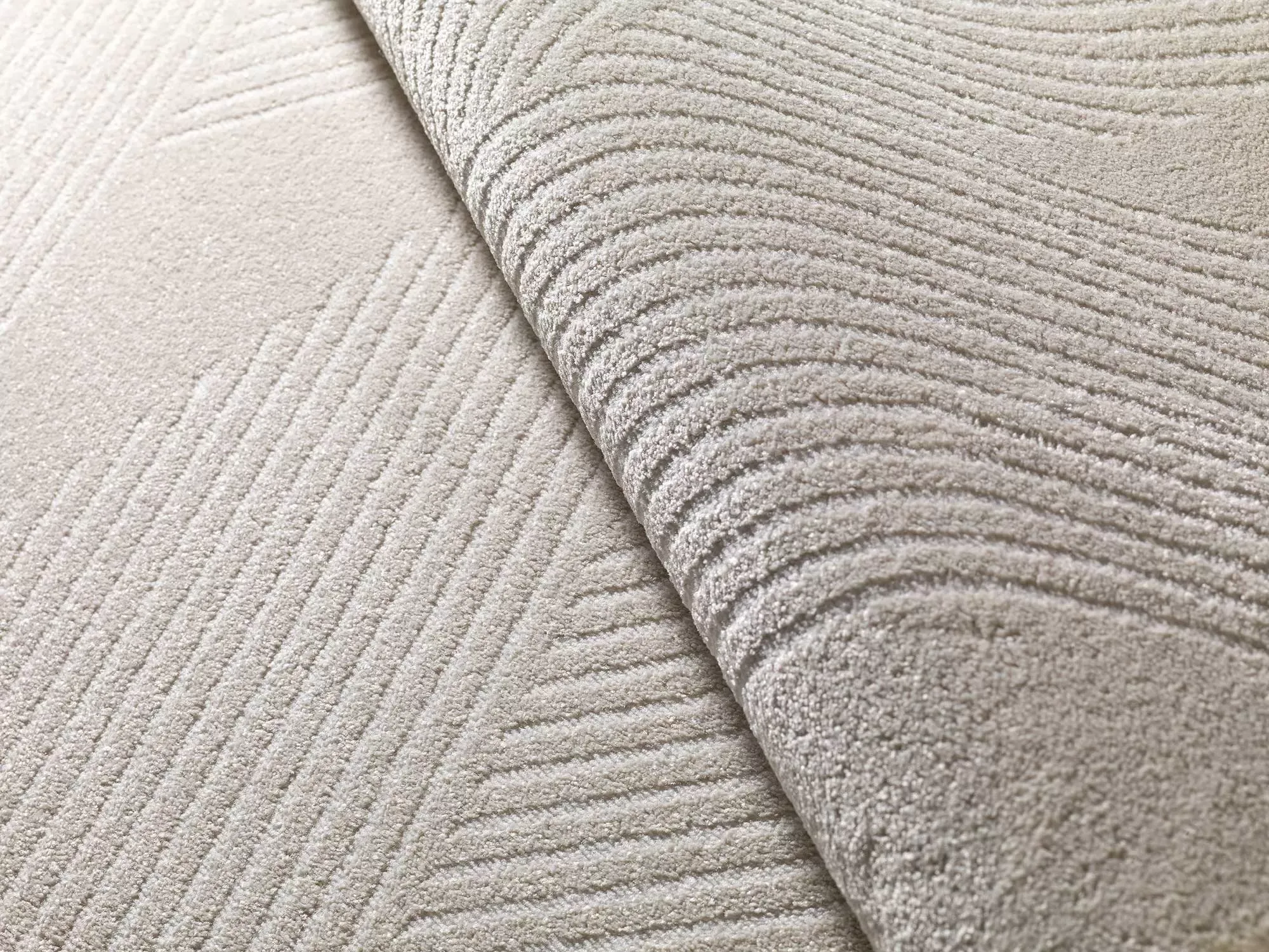 Illustration numéro 2 du produit Tapis abstrait crème 200x300 cm