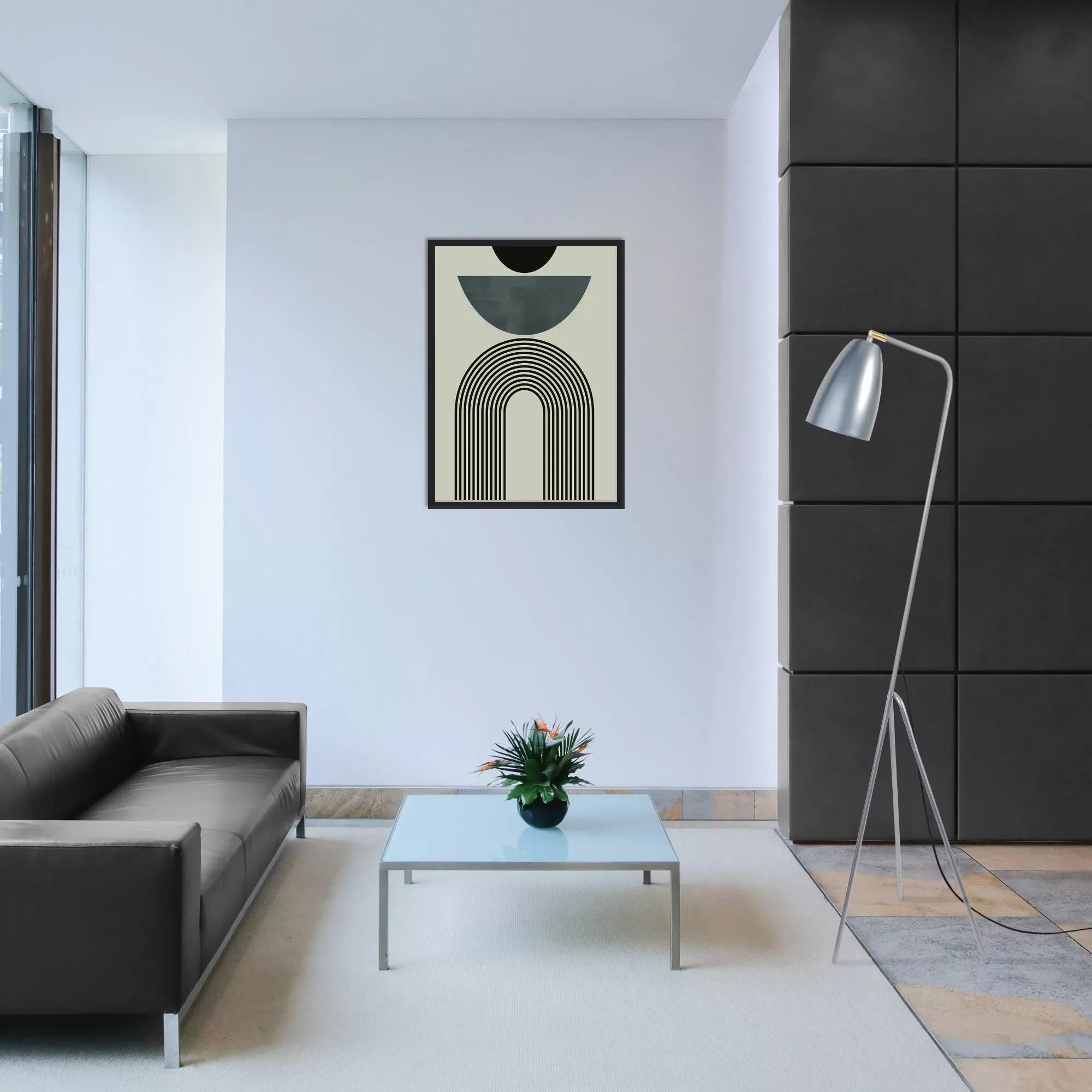 Illustration numéro 2 du produit Lampadaire liseuse  métal,Aluminium,H160xD30x P 30cm