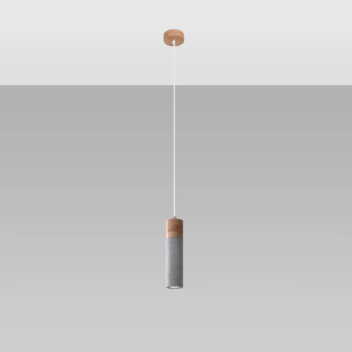 Illustration numéro 2 du produit Lampe suspendue betoNon applicablerewno gris H 120 cm