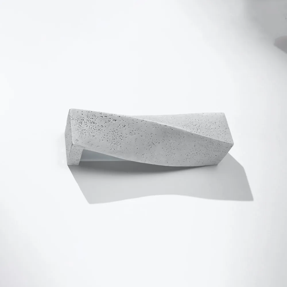 Illustration numéro 2 du produit Applique Béton Gris E27 2 Sigma