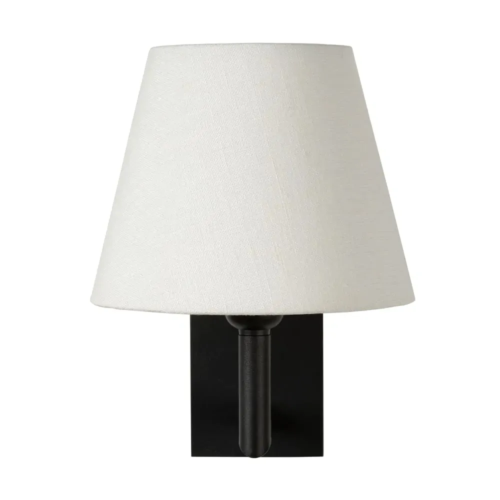 Illustration numéro 2 du produit Lampe murale en marge noir hauteur 20 cm industriel