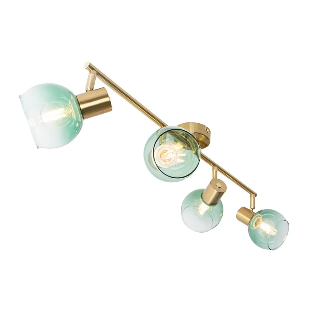 Illustration numéro 2 du produit Spot plafond en acier vert