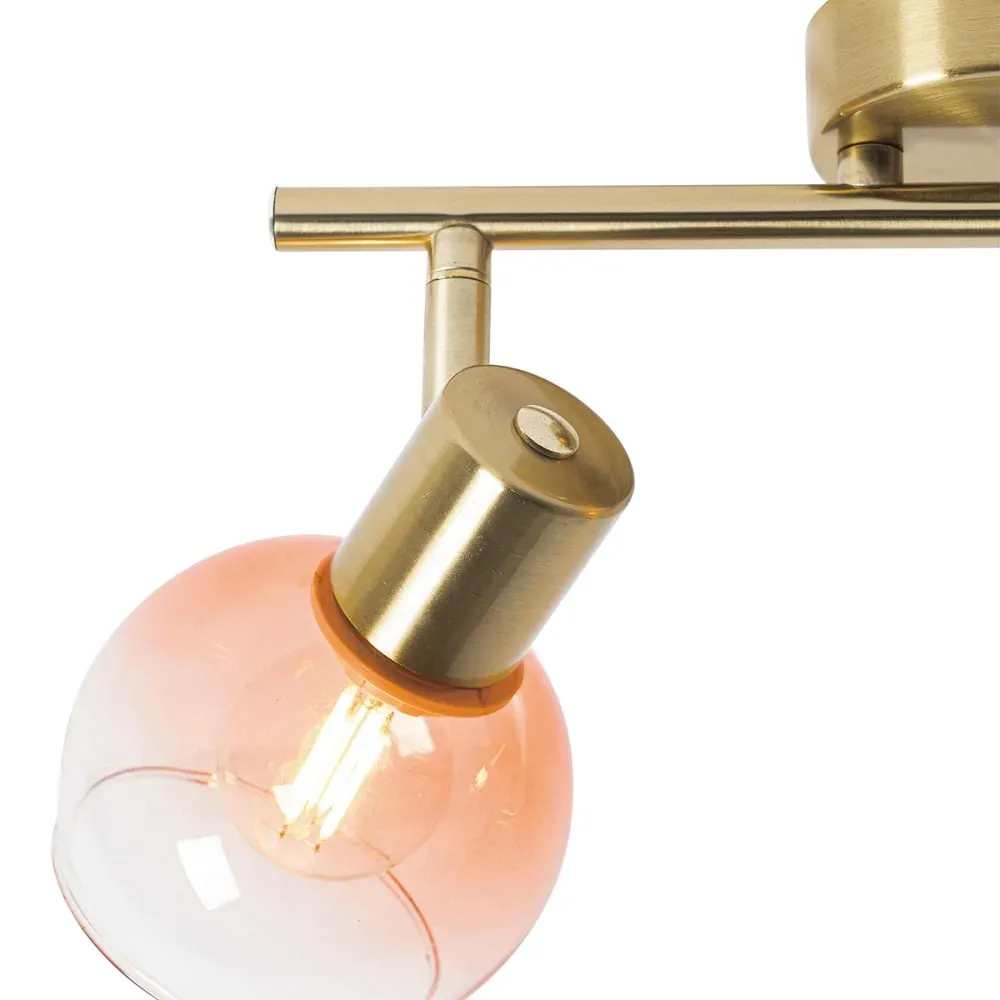 Illustration numéro 2 du produit Spot plafond en acier rose