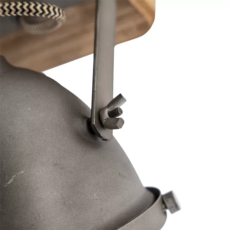 Illustration numéro 2 du produit Spot plafond en acier gris