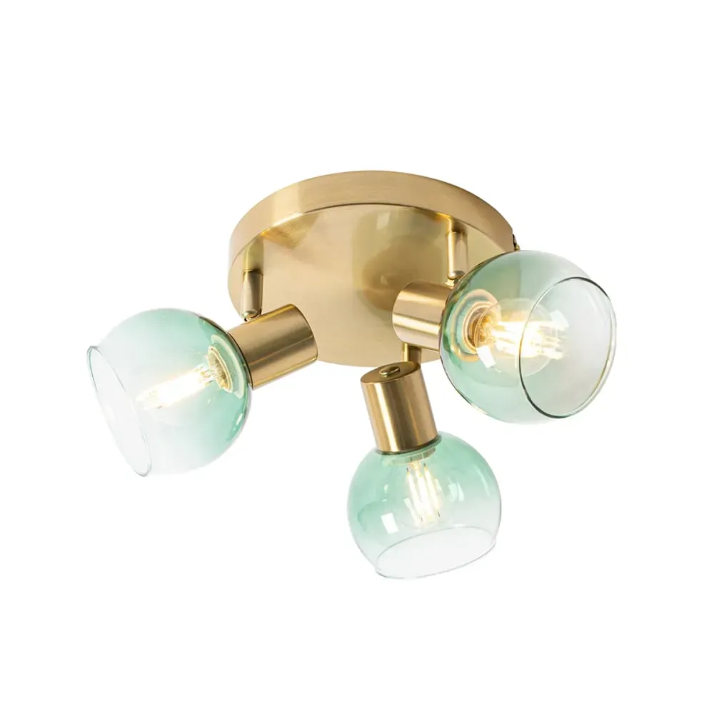 Illustration numéro 2 du produit Spot plafond en acier vert