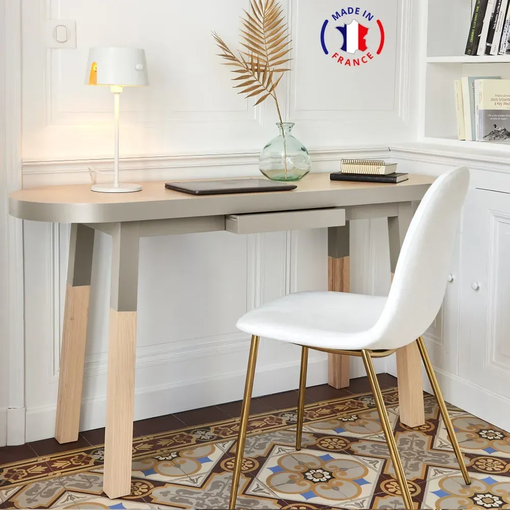 Illustration numéro 2 du produit Bureau Console 100 cm, 100% frêne massif