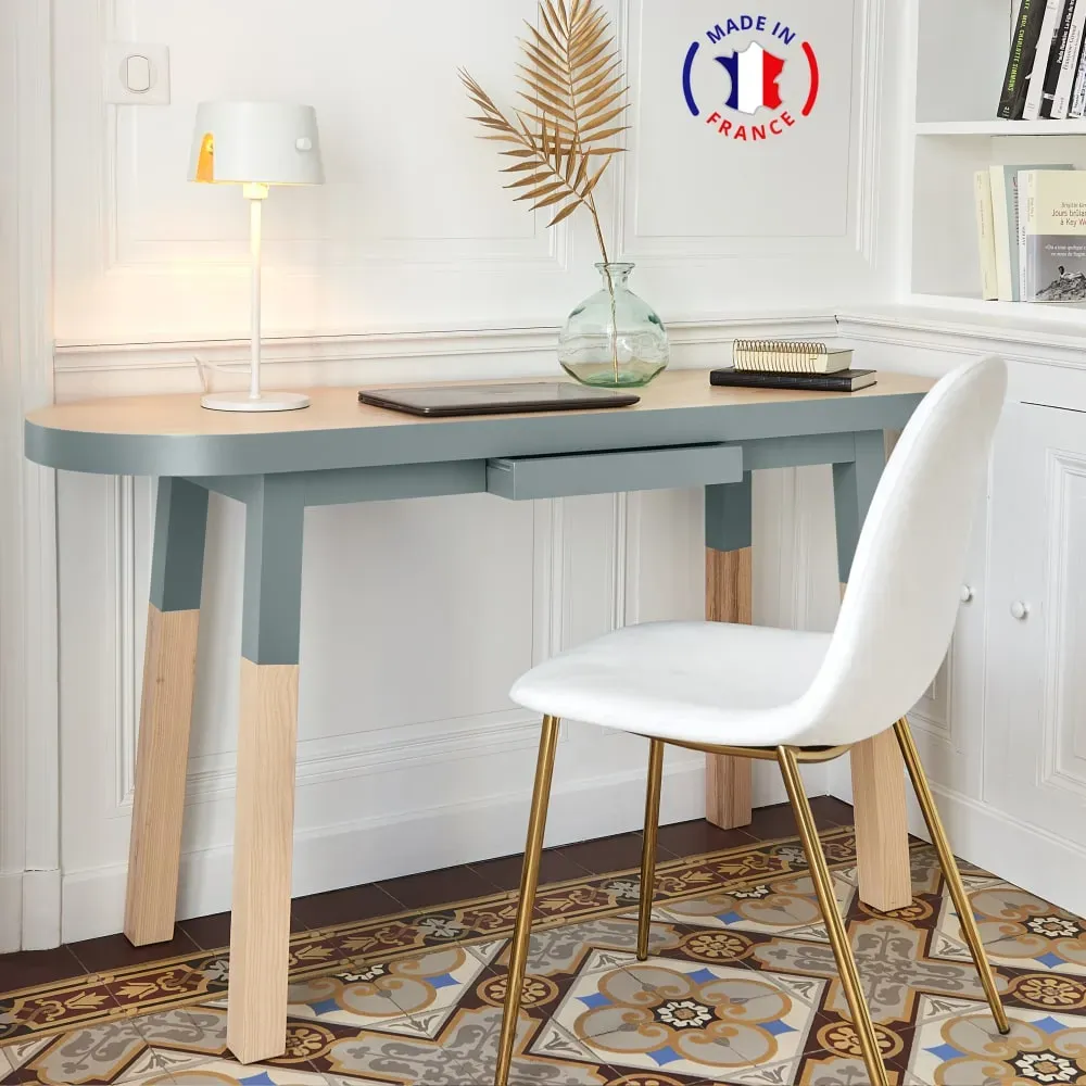 Illustration numéro 2 du produit Bureau Console 140 cm, 100% frêne massif