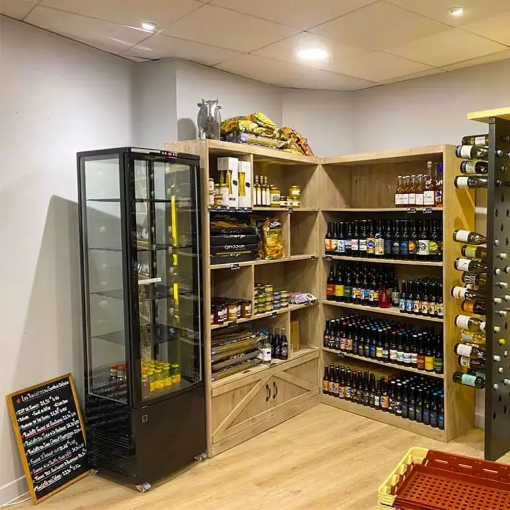 Illustration numéro 2 du produit Étagère 8 casiers bois massif