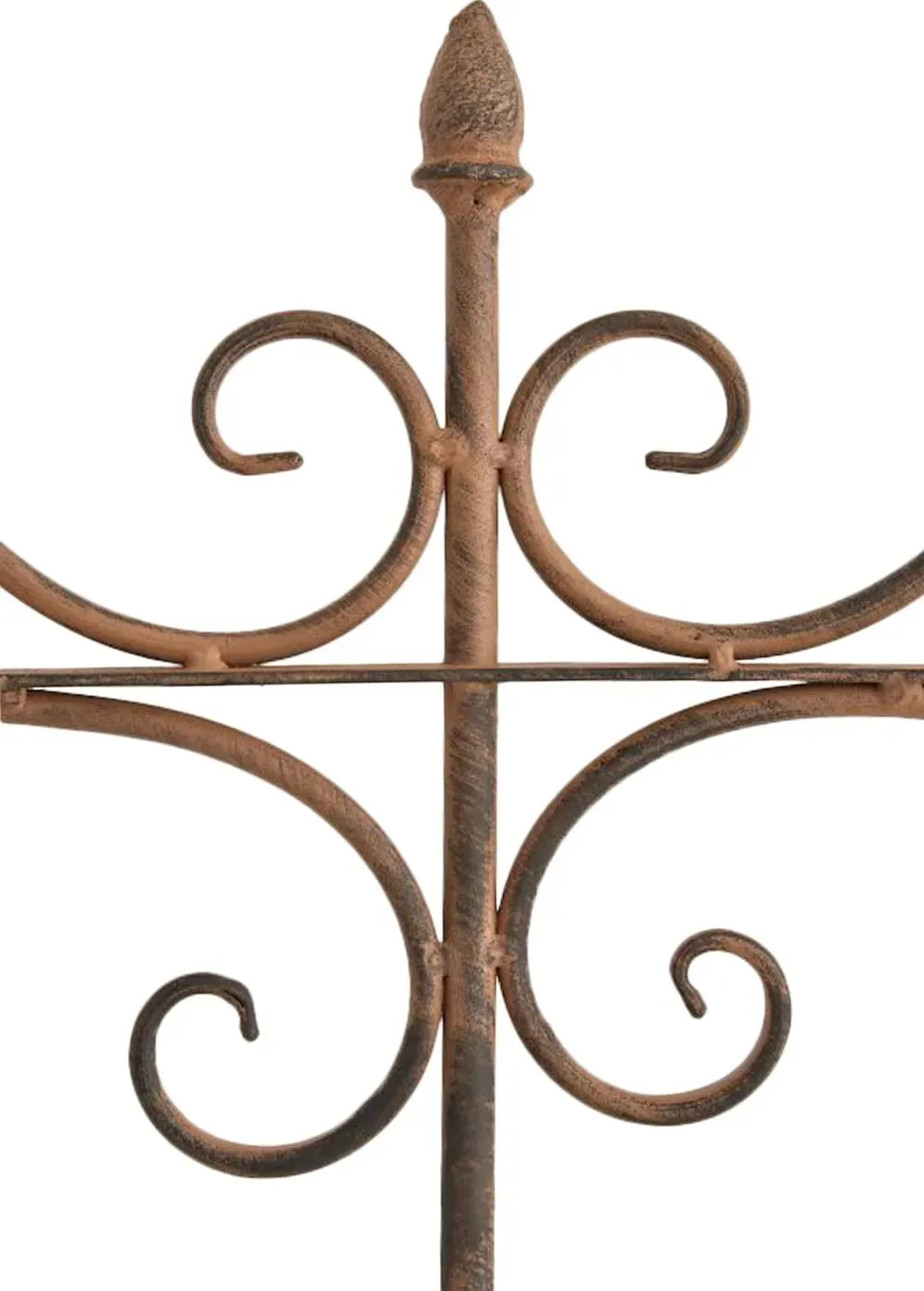 Illustration numéro 2 du produit Treillis pour plantes grimpantes en métal Marron antique