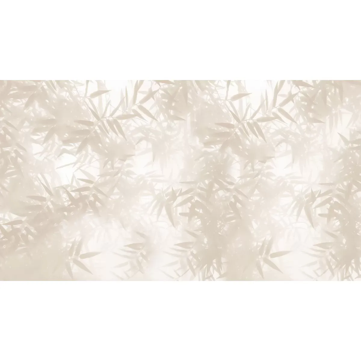 Illustration numéro 2 du produit Papier peint panoramique ombres bambous beige 300x250cm