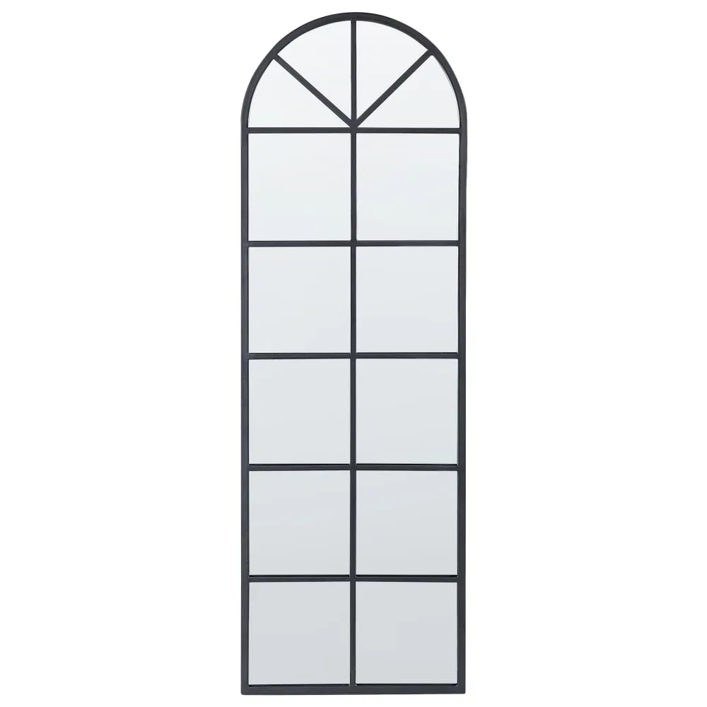 Illustration numéro 2 du produit Miroir en métal noir 120x40