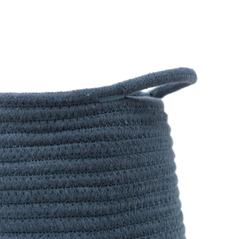 Illustration numéro 2 du produit Panier long tressé coton uni  30x50 cm