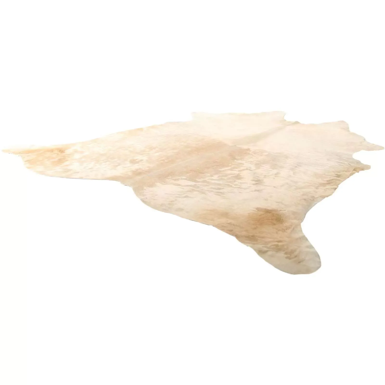 Illustration numéro 2 du produit Tapis peau naturelle Cuir Blanc