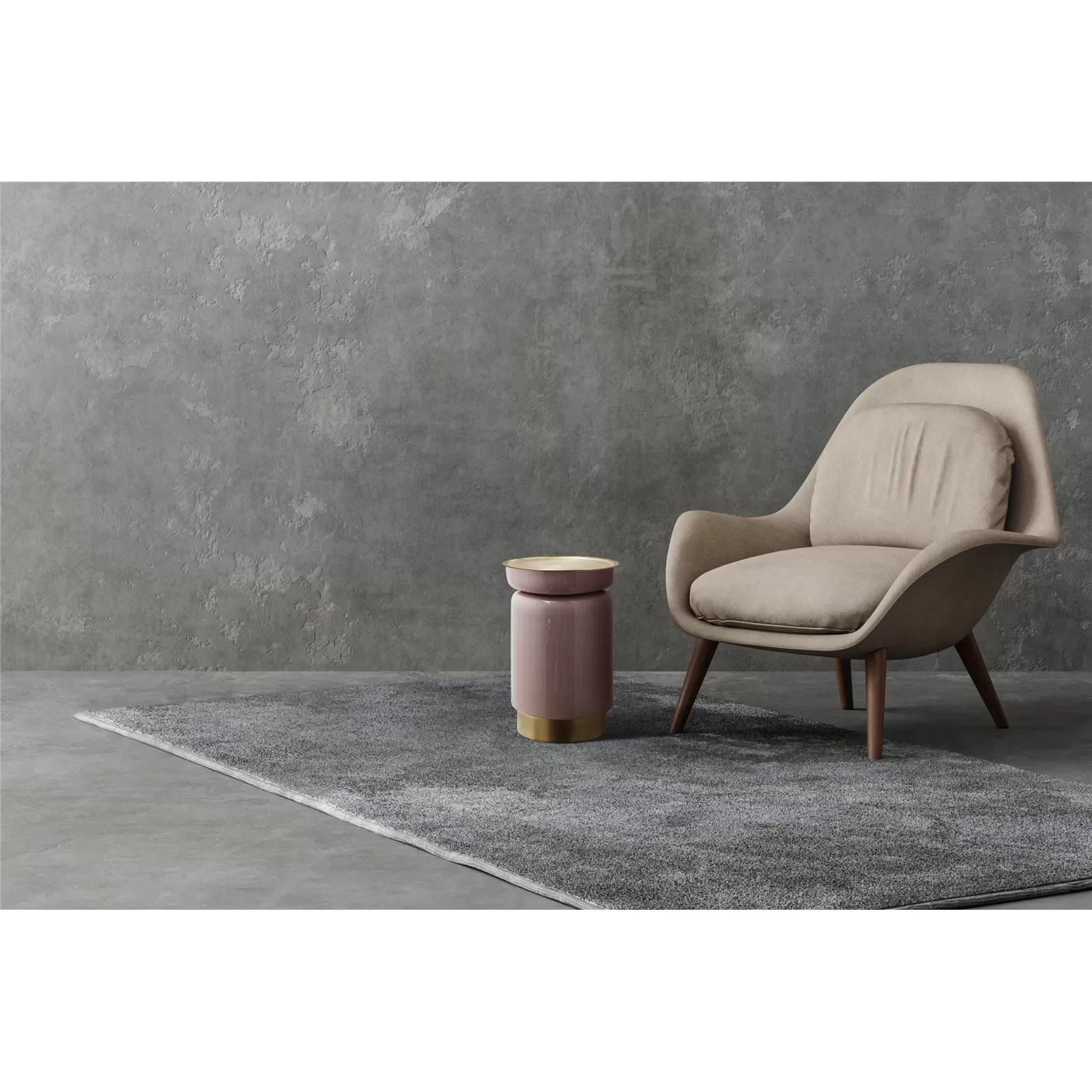 Illustration numéro 2 du produit Table d'appoint Fer Rose