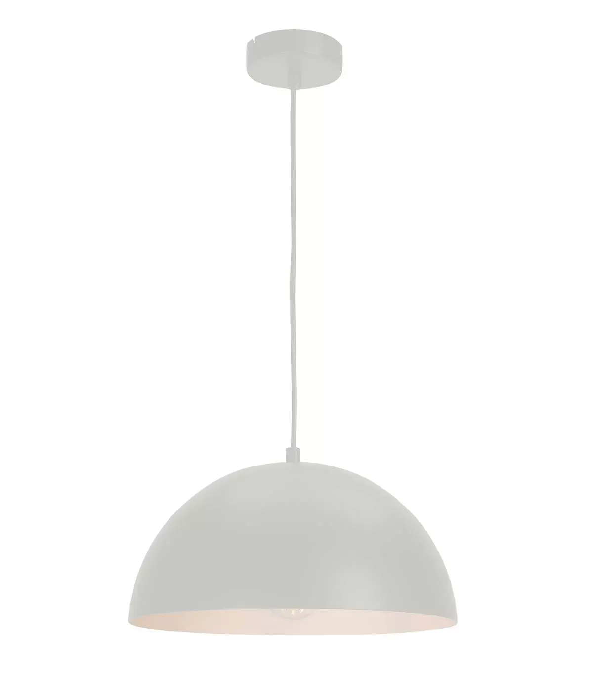 Illustration numéro 2 du produit suspension en métal blanc, d. 30 cm