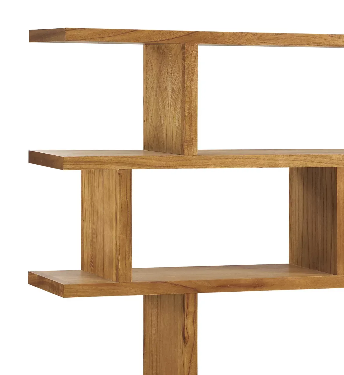 Illustration numéro 2 du produit Bibliothèque en bois marron, H 170 cm