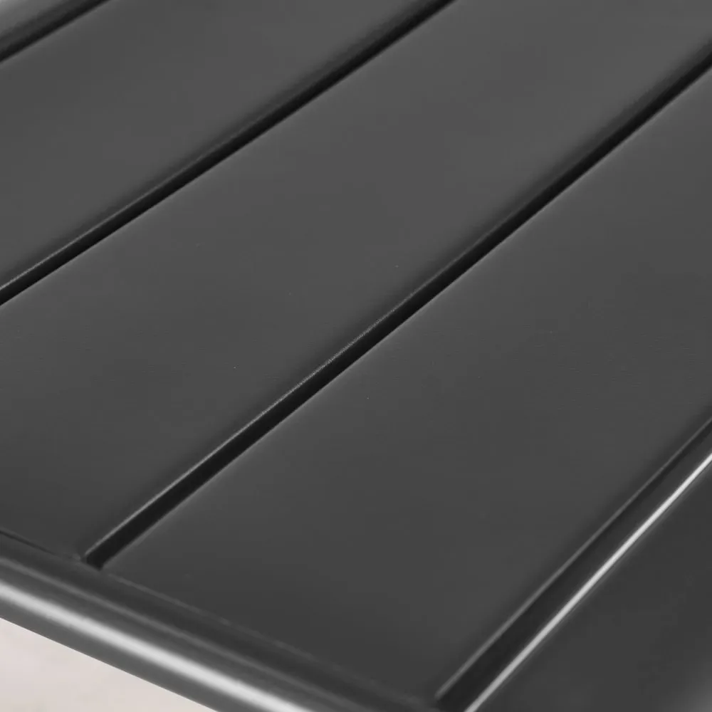 Illustration numéro 2 du produit Repose pied en métal anthracite