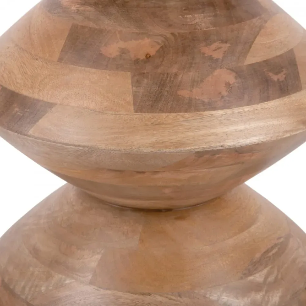 Illustration numéro 2 du produit Table d'appoint fer naturel 35x35x46cm