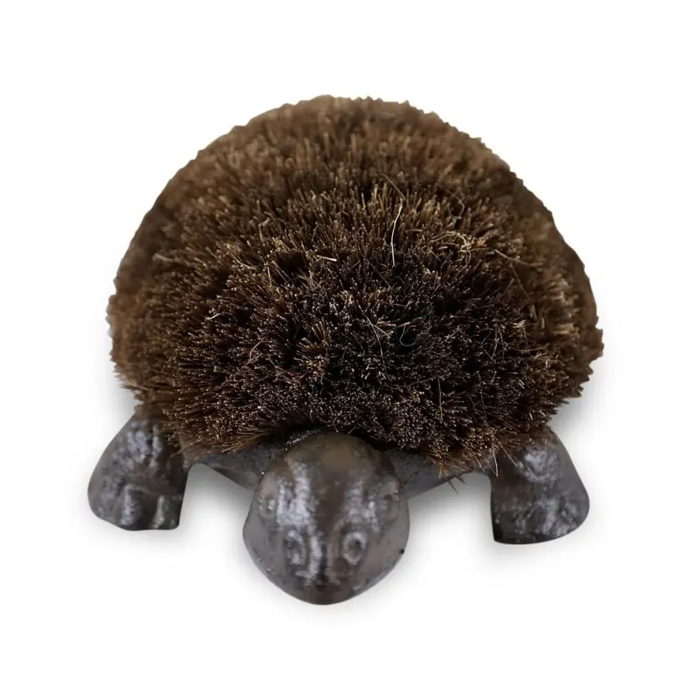 Illustration numéro 2 du produit Gratte-pied fonte en fonte-bois marron